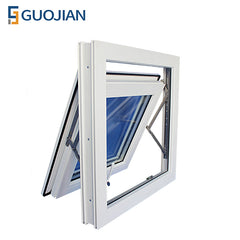 Crank opening upvc Awning Window with high grade hardware on China WDMA