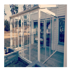 Custom Cheap sliding and swing aluminum white color bi folding glass door design on China WDMA