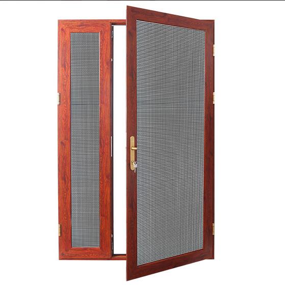 Custom Good Transmittance Aluminium Mosquito Net Door/Stainless Steel 304 Casement Security Screen Door on China WDMA