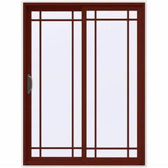 Custom security gate sliding glass door aluminum extrusion 10 foot sliding glass door on China WDMA