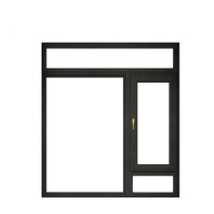 Custom size aluminium window sections casement windows and door factory price double glass window on China WDMA