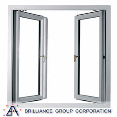 Customized Wooden Grain Aluminum Sliding Window Price/Casement Window Profile Frame on China WDMA