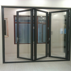 Customized aluminium thermal break sliding casement door bi folding on China WDMA