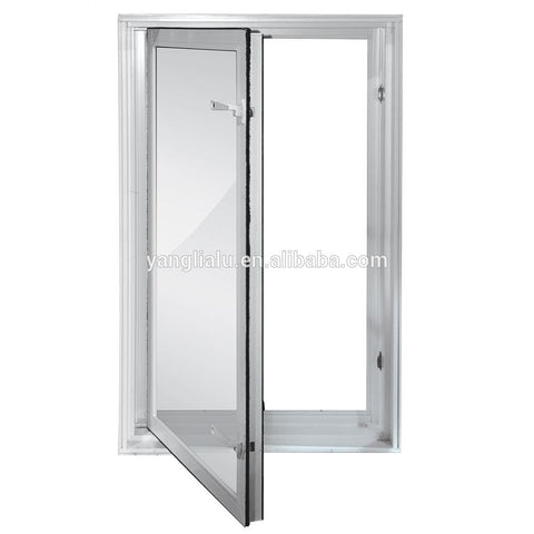 Customized casement window aluminium profile powder coated US standard on China WDMA