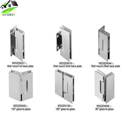 Customized design exterior frameless bifold glass folding door with hardware on China WDMA