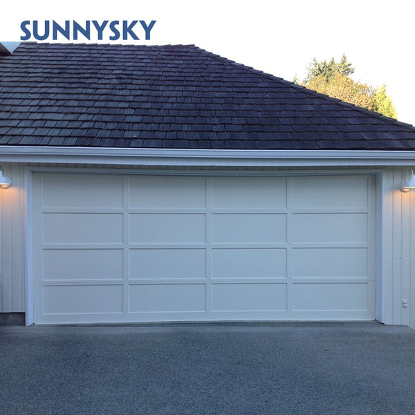 Customized double size low price sliding up aluminum garage door with pieces low cost on China WDMA