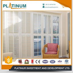 Customized folding adjustable glass windows / sun shade aluminium louvers on China WDMA