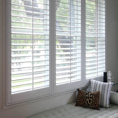 Customized hot sale windows double pain with wooden shutters on China WDMA