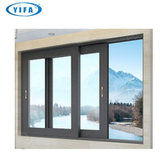 Customized low cost aluminum glass sliding window on China WDMA