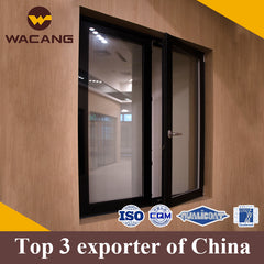 Customized sliding extrusion aluminum glass door and window frame on China WDMA