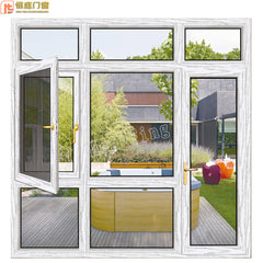 Customized top manufacturer French double swing profile casement window on China WDMA