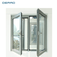 DERAD Aluminium Windows & Doors/Aluminium Tilt Turn Windows with Air Ventilation on China WDMA