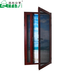 DIY wood decorative pattern casement screen windows with mullion middle on China WDMA