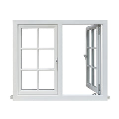 DY Aluminium Alloy Framed Lowes French Casement Window For 30 Years on China WDMA