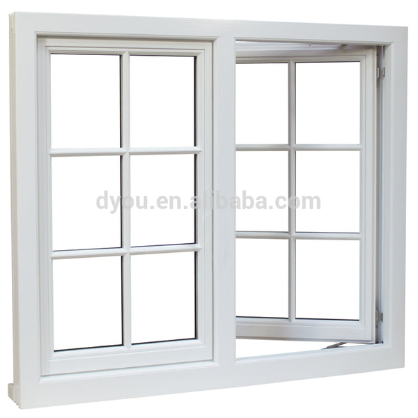 DY Aluminium Alloy Framed Lowes French Casement Window For 30 Years on China WDMA