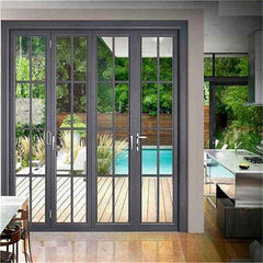 Design Interior Office Germany Aluminum House Gate Designs Solid Glass Exterior Folding Patio Door on China WDMA