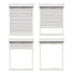 Design Smart Security Exterior Storm Roller Blinds Aluminum Window Shutter on China WDMA