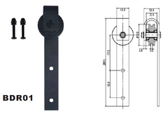 Details about Sliding Wood Barn Door Hardware Track Kit Antique Door Roller Set Hardware on China WDMA