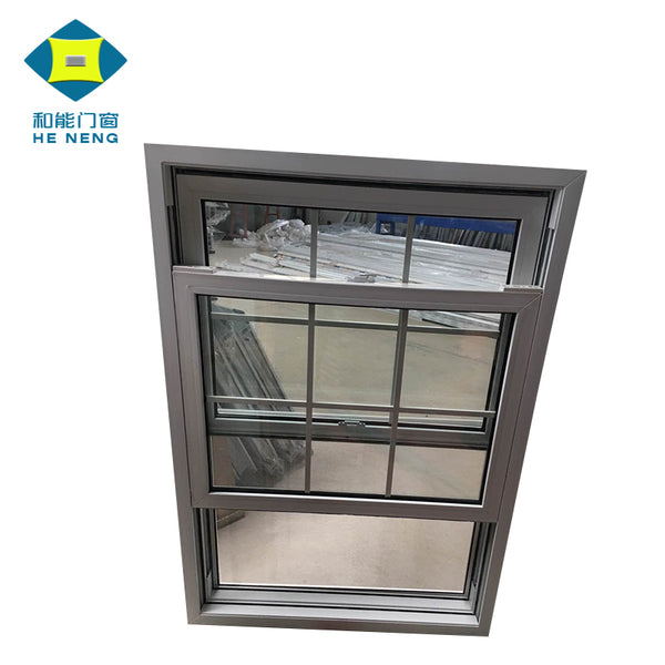 Double Glazed Vertical Sliding UPVC Double Hung Windows on China WDMA