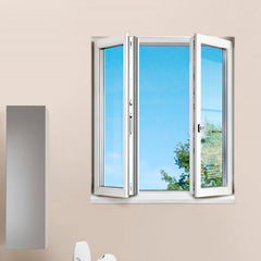 Double Glazed Windows Aluminum frame tempered glass swing window on China WDMA