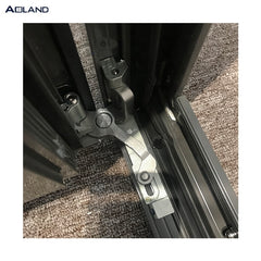 Double glass aluminium tilt and turn windows with invisible hinge on China WDMA