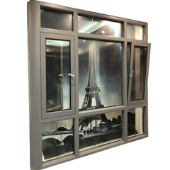 Double glazed aluminium windows powder coating beautiful design aluminium window in kerala top hung swing window on China WDMA