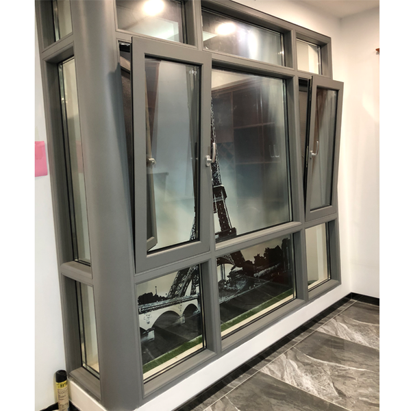 Double glazed aluminium windows powder coating beautiful design aluminium window in kerala top hung swing window on China WDMA