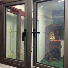 Double glazed aluminum profile windows and door residential aluminum window doors on China WDMA