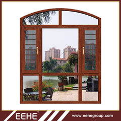 Double glazed luxury iron windows with internal blinds/luxury iron window grill designs on China WDMA