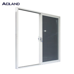 Double glazing aluminum toughened glass sliding door windows and doors with mosquito mesh commercial grade on China WDMA