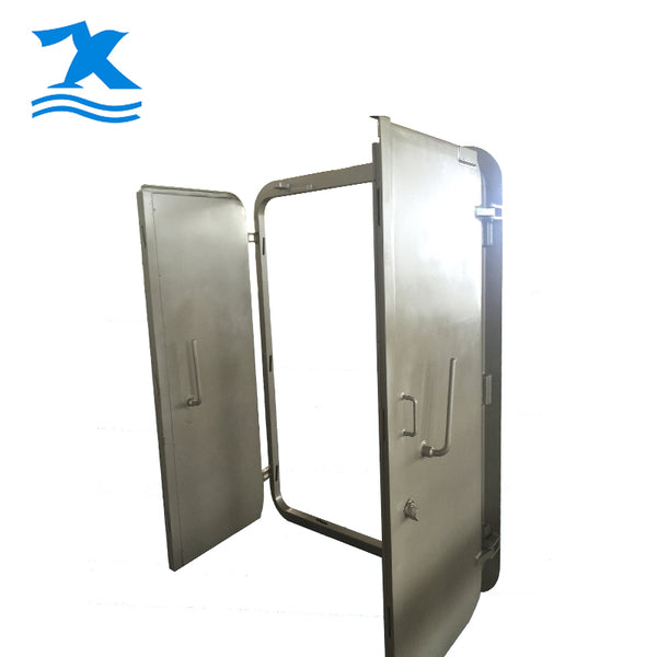 Double leaf A60 fire rated steel doors on China WDMA