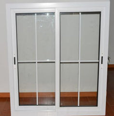 Double tempered glass hot sale UPVC/PVC sliding glass windows doors for home on China WDMA