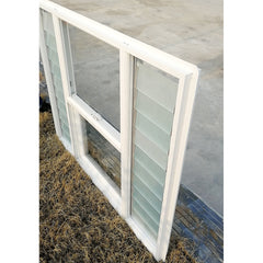 Durable Design Pvc Glass Shutter Window Cheap PVC Shutter Louver Window on China WDMA