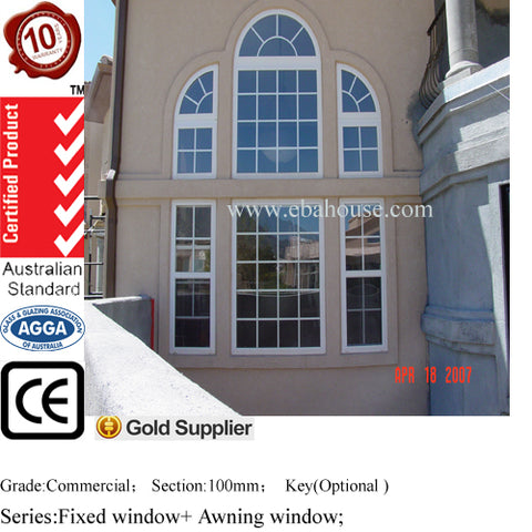 EBAhouse new design window aluminum sliding windows double glazed windows CE/AS2208/AS2047 aluminium window screen frame on China WDMA