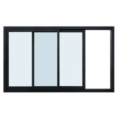 Easy To Operate Heat Sound Insulation Aluminum Windows And Doors Sliding Double Glass Window For House on China WDMA