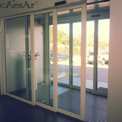 Easy to install and miantain tempered glass telescopic sliding door on China WDMA