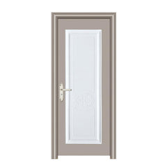 Economic Grill Design PVC Casement Glass Door French UPVC Casement Door on China WDMA