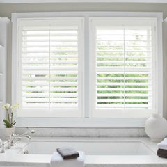 Elegant Interior Plantation Wood Window Shutters on China WDMA