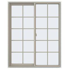 Energy saving UPVC vertical sliding window with inside grill upvc windows doors company on China WDMA