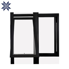 Energy saving double glass window aluminum awning windows on China WDMA