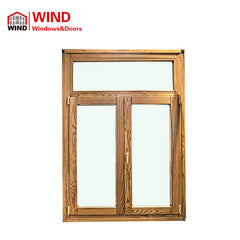 Europe Style Energy Efficient Aluminum Clad Wood Casement Windows on China WDMA