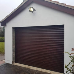 European Style Electric Aluminum Rolling up Domestic Garage Door with motor on China WDMA