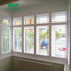 European standard insulated summer & winter security sliding plantation window shutters on China WDMA