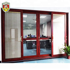 European style exterior house style insulation proof thermal break aluminium sliding glass door on China WDMA