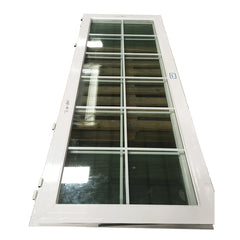 European style high quality aluminium frame laminated glass casement window with balcony metal window grill design on China WDMA