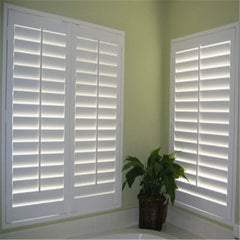 European style louvers window shutters sliding folding plantation shutter on China WDMA