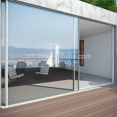 Exporting standard price of aluminium sliding ready made thin frame doors on China WDMA