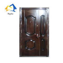 Exterior Hollow Metal French Security Doors on China WDMA