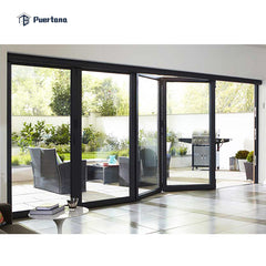 External Aluminium Folding Sliding Double Glazed Patio Doors on China WDMA