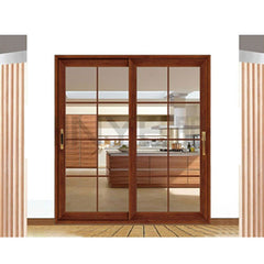 External Aluminum 4 Panel Soundproof Interior Sliding Door on China WDMA